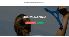 Desktop Screenshot of boomerang33.fr